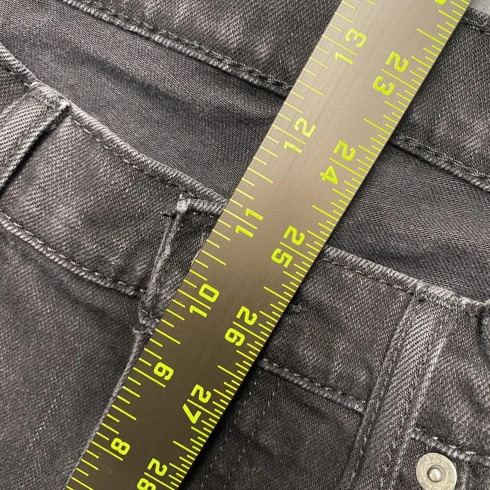 Levis 514 Jeans Mens 36x34 Black Slim Straight Denim Stretch Zip Fly Five Pocket